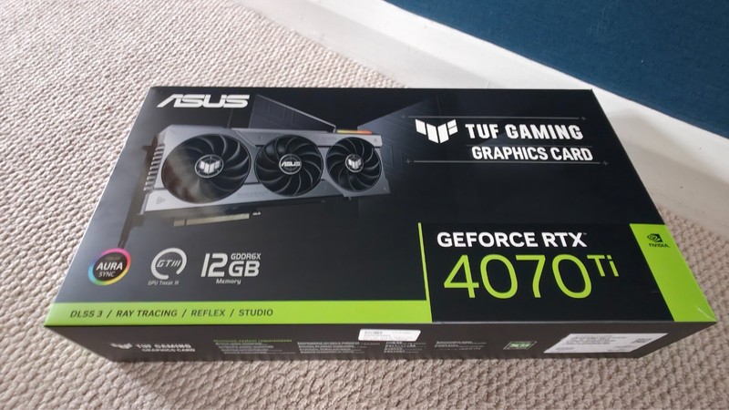 ASUS TUF GeForce RTX 4070 Ti 12GB GDDR6X Graphics Card