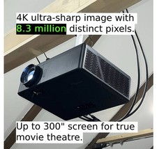 Golf Sim - Movie Theatre  - Optoma - UHZ55 4K...