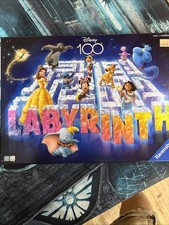 Image of Disney 100 Labyrinth Maze Game UNUSED Ravensburger 2023 Family Kids Amazing