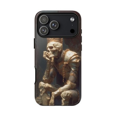 Phone Ink - Case for iPhone / Galaxy / Pixel - Cursed King Gold and Bone Fantasy