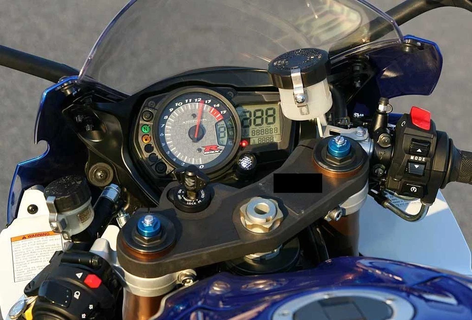 Cubierta protectora exterior para velocímetro velocímetro medidor Suzuki GSXR750 2006-2010 Foto 2 de 4