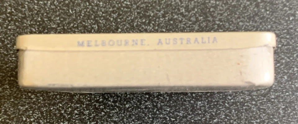 Lata de cigarrillos 1954 QEII Royal Tour excelente estado Foto 4 de 4