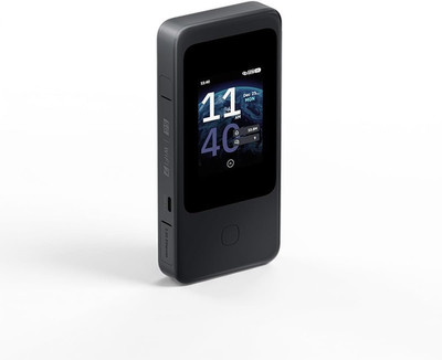 MUDI 7 (GL-E5800) Wi-Fi 7 5G Travel Router with Esim & Dual SIM, 2.8'' Touchscree
