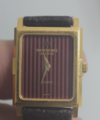 Women's Vintage Raymond Weil 18k Gold Electro Plated Watch for