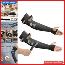 Cut Resistant Sleeves ANSI A4 UHMWPE 18 Inch Safety Arm Protection with