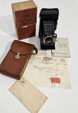 Zeiss Ikon Nettar 515/2 6x9 fotocamera pieghevole. Anastigmatico netto 110 mm F4.5, f4.5