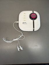 GPX Portable CD Disc player White Square Untested B15