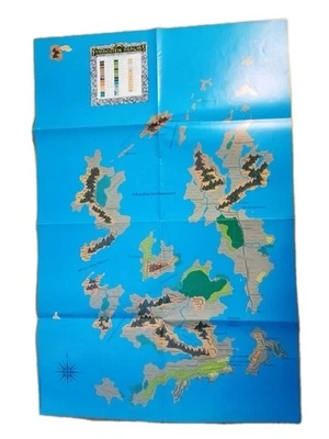 AD&D 2nd FORGOTTEN REALMS Moonshae Die Mondschein-Inseln (9217 G/FR2) NUR KARTE! - Bild 1 von 3