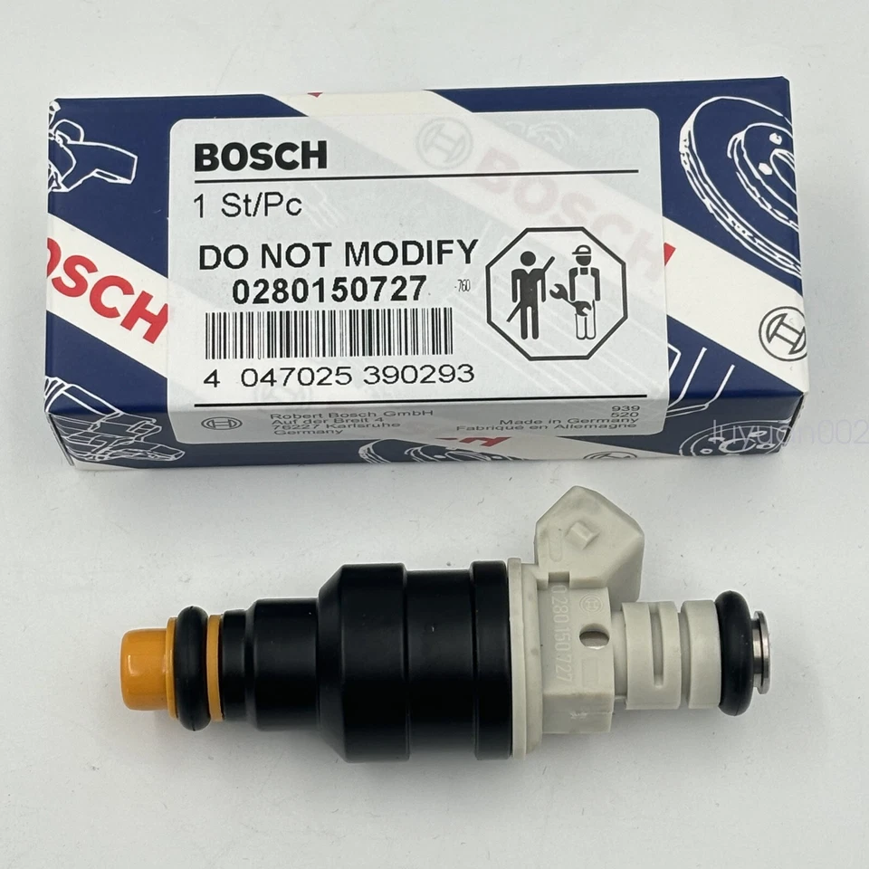 Inyectores de combustible Bosch 6X 0280150727 aptos para Ford Ranger 1986-1989 2,9 L V6 Foto 2 de 4