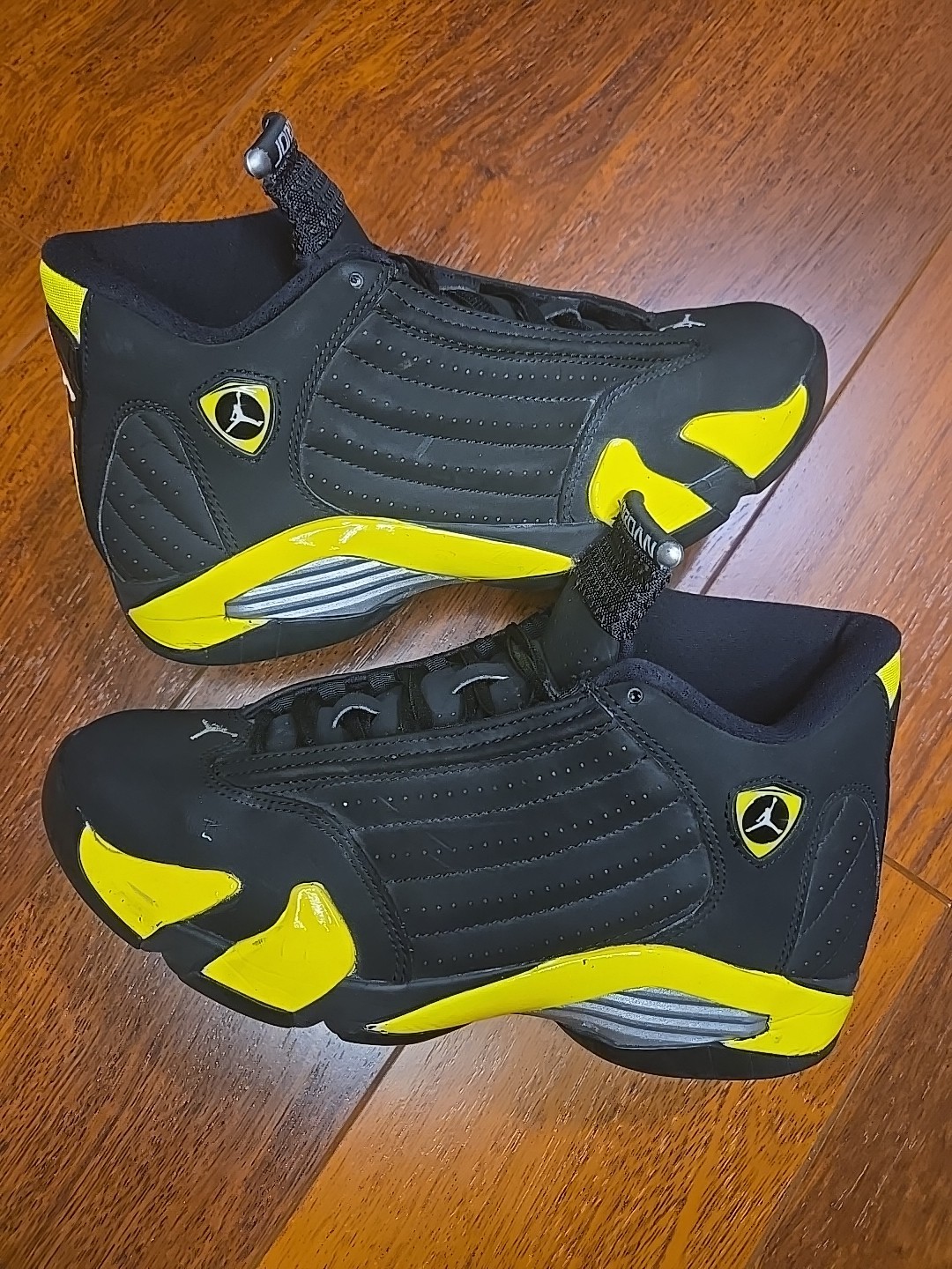 Size 8.5 - Air Jordan 14 Retro Thunder Men's 2014 No Sep EUC Fast Shipping