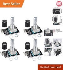 KY-040 360° Rotary Encoder Module Pack of 4 For Precise Control & Projects