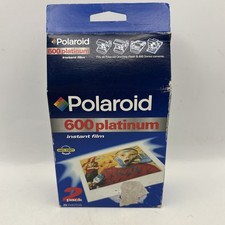 VINTAGE Polaroid 600 Platinum Instant Film 2-Pack 20 Photos Expired Rare Display