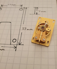 A NICE SMALL SWISS CARRIAGE CLOCK PLATFORM LEVER ESCAPEMENT - GW ORDER #0020