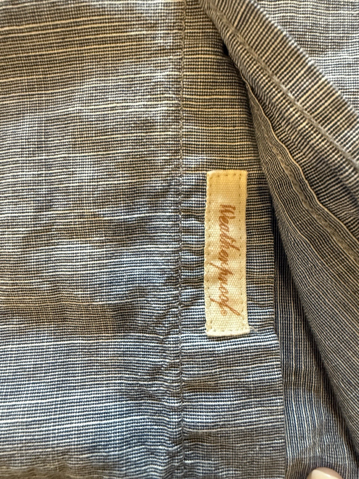 Weatherproof Blue Button Down Large - image 2