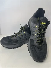 AVIA Mens JAG  MNAI29ES018 - Low Top Gray Black  NEON Shoes Size 13W WIDE  Gym