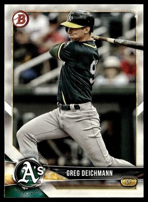2018 Bowman Draft Greg Deichmann Oakland Athletics #BD-138