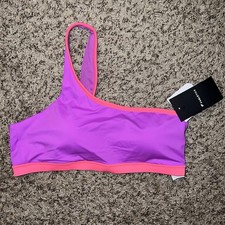 Fabletics Women s One Shoulder Swim Top, Size...