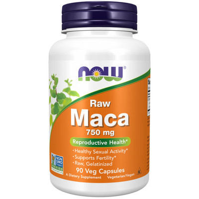 Now Foods, MACA Raw, 750mg, 90 Veg. Kapseln