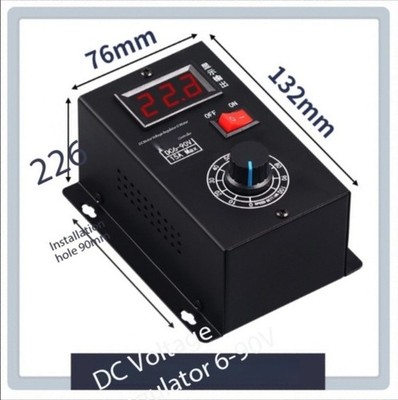 Portable Speed Temperature Light Voltage Adjustable Dimmer AC 220V 4000W Compact