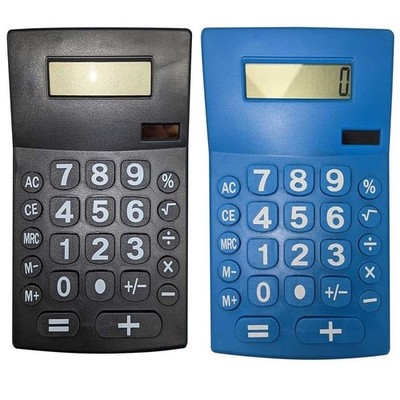 8 Digitaler Taschenrechner Dual Powered Batterie/Solar großer Schlüssel Schreibtisch Schule Mathe Prüfung