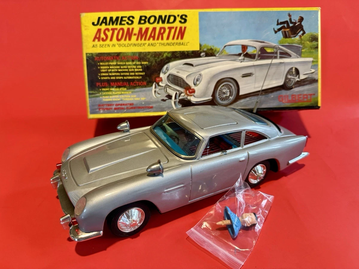 1965 Gilbert Toys Japan Aston Martin DB5 James Bond 007 Complete
