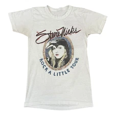Stevie Nicks 1986 Rock A Little Tour T-Shirt Vintage Style Reprint S-4XL