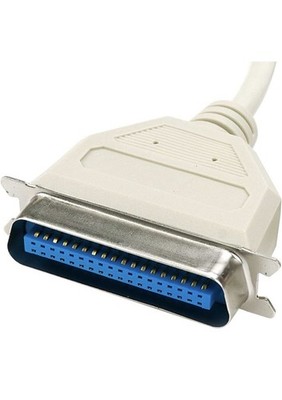 Centronics 36-Pin Male to DB25 Male 1:1 Parallel Printer Cable, Beige