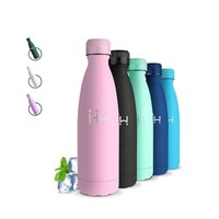Grsta Trinkflasche Edelstahl 500ML, Thermosflasche, Bpa-Freie, Trinkflasche