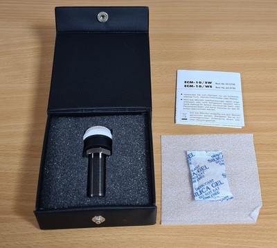 Monacor ECM-10/WS, indoor electret omnidirectional microphone 30Hz to 17 KHz