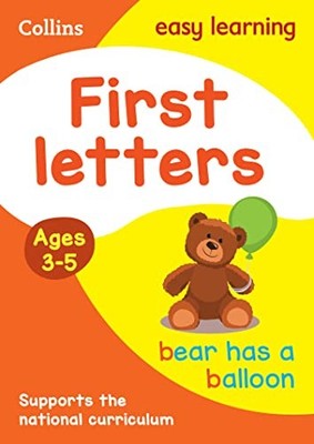 Collins Easy Learning Preschool   First Letters Ages 3-5 By Coll