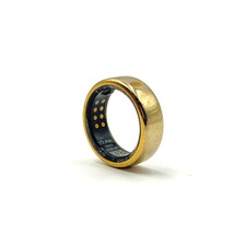 Oura Ring Gen 3 Horizon - Titanium - Size 09 - Gold - HEAVILY SCRATCHED