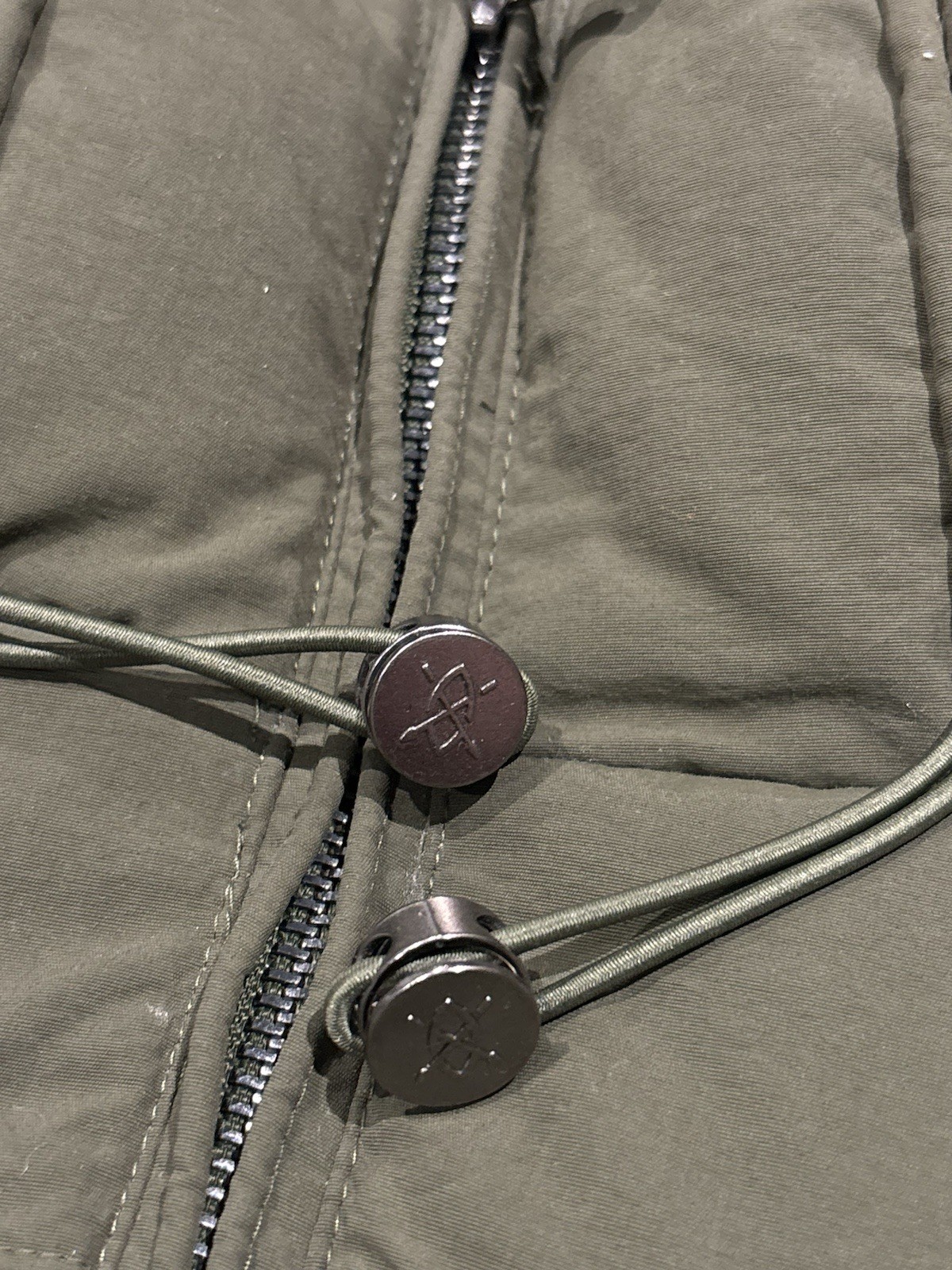 Daily Paper Khaki Down Puffer Jacket image 4