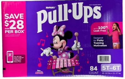 Huggies Pull-Ups Learning Designs Training Pants for Girls Size 5T