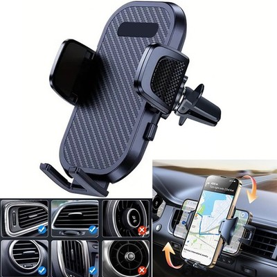 360° Rotation Air Vent Car Mount Phone Holder Universal for 4''~7'' iPhone Samsung