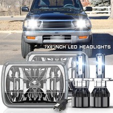 Pair 5x7 7x6 Led Headlights Hilo Drl Fit Toyota Pickup 82-95 Tacoma 1995-1997 Pair 5x7 7x6 Led Headlights Hilo Drl Fit Toyota Pickup 82-95 Tacoma 1995-1997