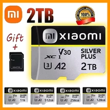 2TB 1TB SD Memory Card V30 Micro TF/SD Card Class 10 High Speed Flash Memory