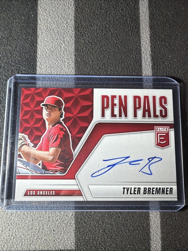 2026 Panini Elite Baseball Pen Pals Auto Tyler Bremner #PP-TB