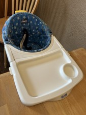 Chicco Fastlock 360 Rotating Hook-On Table High Chair with Extra Seat Portable