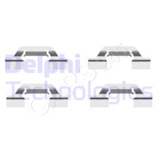 Kit de accesorios de pastillas de freno de disco DELPHI para VW SEAT SKODA AUDI Bora Leon 8N 97-06