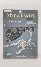Fascinations Metal Earth Insects Scorpion 3D laser cut 1 sheet Steel Model Kit