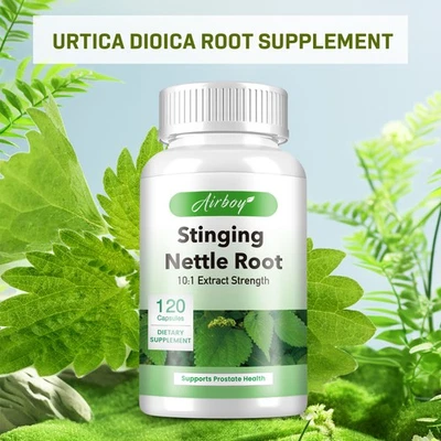 AIRBOY Stinging Nettle Root - Relieve Hair Loss, Prostate & Urinary Tract Health