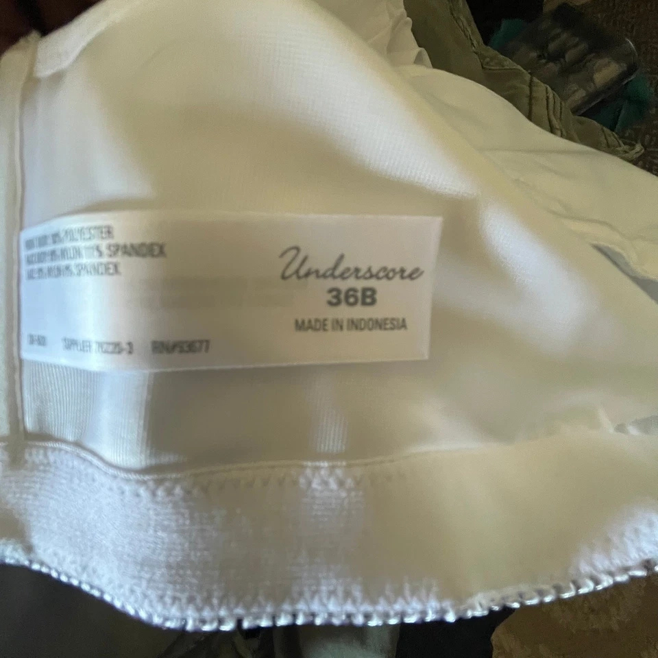 Sutiã feminino Underscore 36B gancho branco fecho frontal  - Imagem 4 de 4