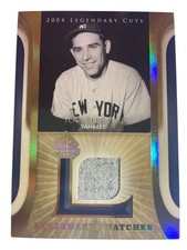 2004 Upper Deck Legendary Cuts Patch Yogi Berra LSW-YB