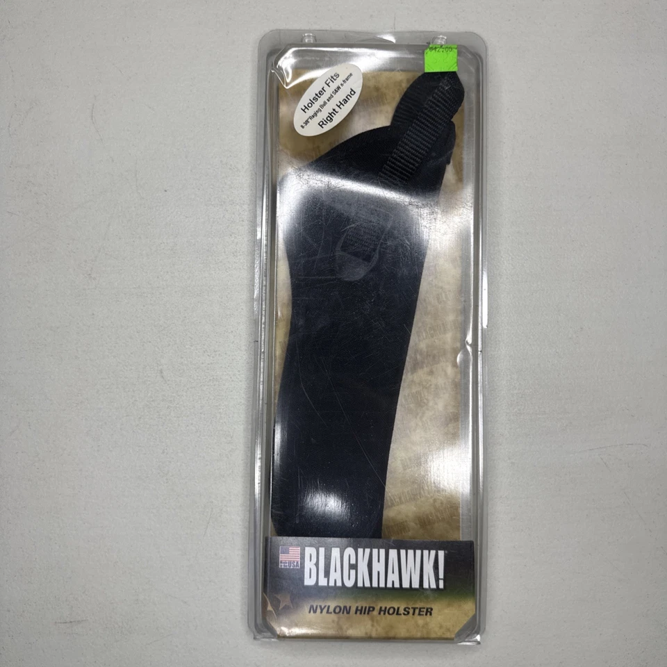 FUNDA DE CADERA BLACK HAWK PRODUCTS #19 REVÓLVER GRANDE DERECHA 8,3" UNDERLUG N Frame Foto 3 de 4