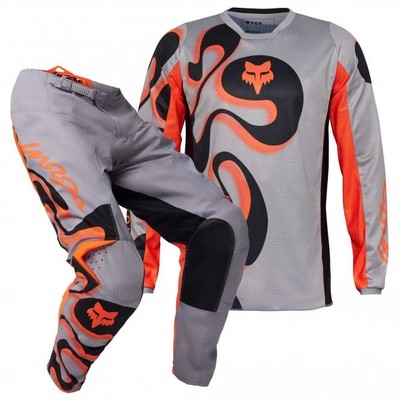 FOX Jersey & Pant Kit - ADULT 180 EMOTION (Steel Grey/Orange)