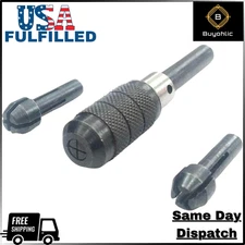 3Pcs Pin Chuck Set for Small Bits: 0"-3/32" Capacity - USA FULFILLED