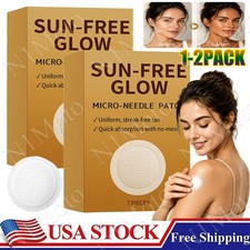 Sun-Free Glow Micro-Needle Patch for Natural Streak-Free Bronze Tan 1-2PACK