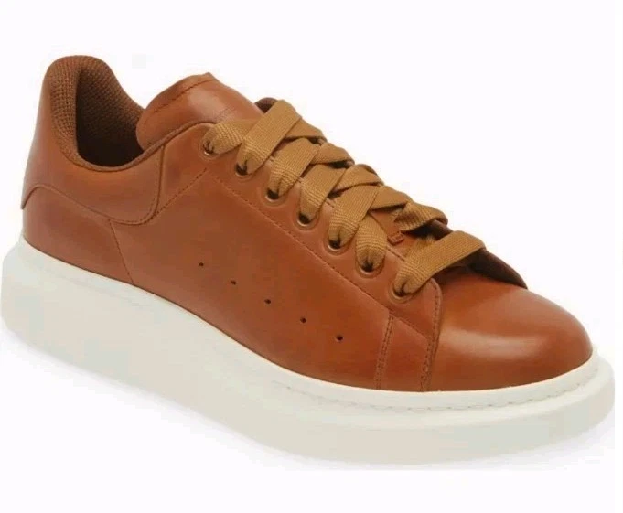 Alexander McQueen — Alexander McQueen Men's Oversized Larry Military Sneakers, Size 10US (43EUR)