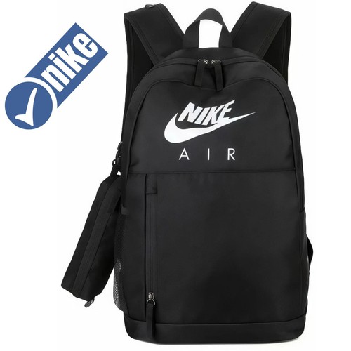 Nike Backpack Black Sports Training Gym School Travel Daily Rucksack Bag