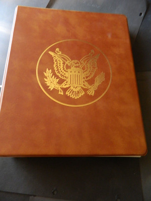 Harris Plate Block Album 1990-2003 US  All Pages With Mounts-No Stamps